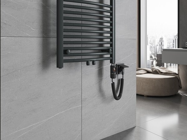 Mexen Ares, element electric de încălzire 900 x 600 mm, 600 W, antracit, W102-0900-600-2600-66