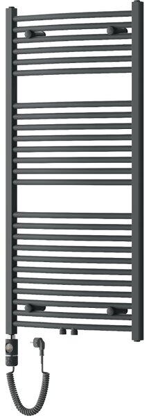 Mexen Ares, element electric de încălzire 1200x600 mm + tijă de încălzire 600 W, antracit, W102-1200-600-2600-66