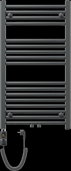Mexen Ares, element electric de încălzire 900 x 500 mm, 600 W, antracit, W102-0900-500-2600-66
