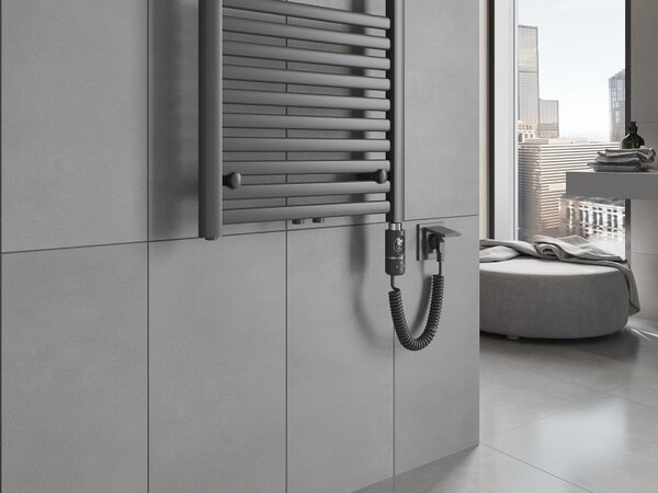 Mexen Hades, element electric de încălzire 1500 x 400 mm, 600 W, antracit, W104-1500-400-2600-66