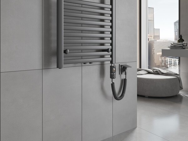 Mexen Hades, element electric de încălzire 800 x 500 mm, 600 W, antracit, W104-0800-500-2600-66