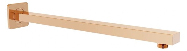 Mexen CUBE, braț ascuns 40cm + cap de duș 30x30cm, roz-auriu, 79112-60+79130-60