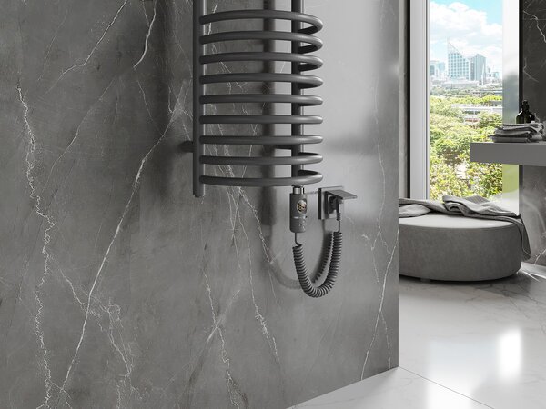 Mexen Eros, element electric de încălzire 1200 x 318 mm, 600 W, antracit, W112-1200-318-2600-66