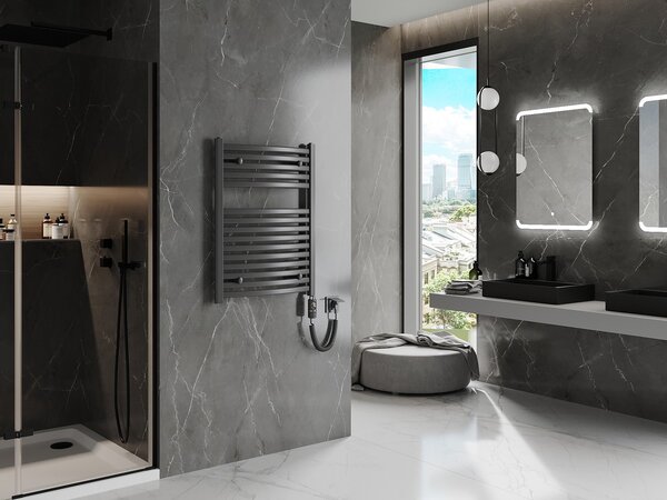 Mexen Helios, element electric de încălzire 800 x 600 mm, 600 W, antracit, W103-0800-600-2600-66
