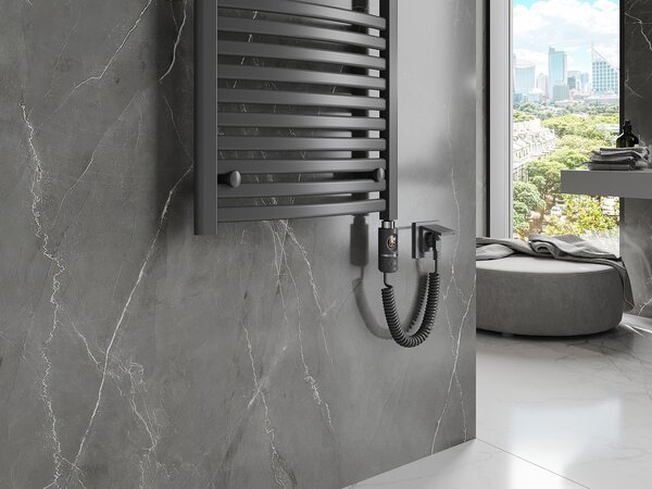 Mexen Helios, element electric de încălzire 800 x 600 mm, 600 W, antracit, W103-0800-600-2600-66