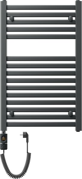 Mexen Helios, element electric de încălzire 800 x 500 mm, 600 W, antracit, W103-0800-500-2600-66