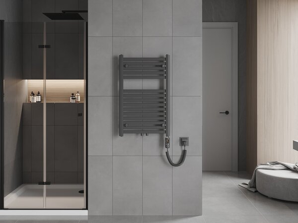 Mexen Hades, element electric de încălzire 800 x 500 mm, 600 W, antracit, W104-0800-500-2600-66