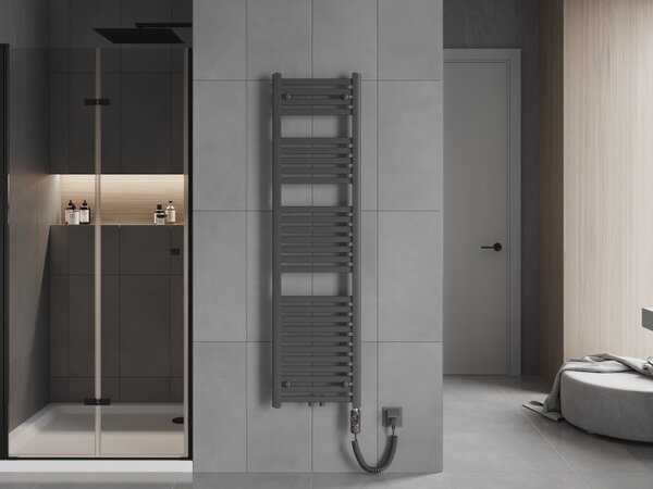 Mexen Hades, element electric de încălzire 1500 x 400 mm, 600 W, antracit, W104-1500-400-2600-66