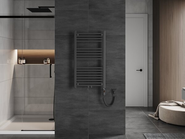 Mexen Mars, element electric de încălzire 900 x 500 mm, 600 W, antracit, W110-0900-500-2600-66