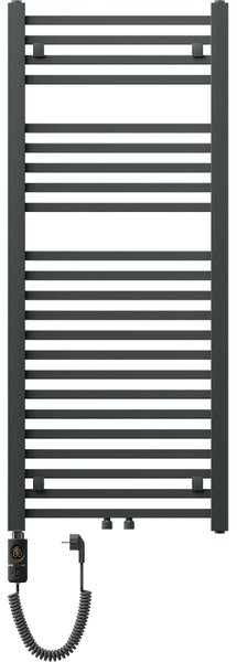 Mexen Pluton, element electric de încălzire 1200x500 mm + tijă de încălzire 600 W, antracit, W106-1200-500-2600-66