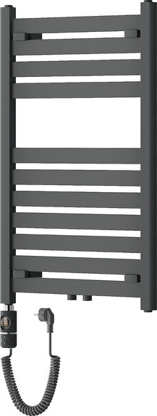 Mexen Uran, element electric de încălzire 800x500 mm + tijă de încălzire 600 W, antracit, W105-0800-500-2600-66