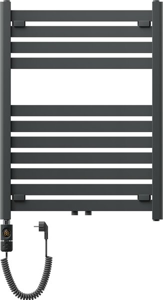 Mexen Uran, element electric de încălzire 800x600 mm + tijă de încălzire 600 W, antracit, W105-0800-600-2600-66