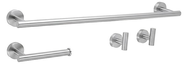 Set accesorii pentru baie Ari Brush Nickel 4 piese