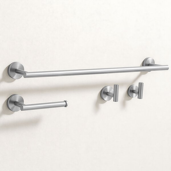 Set accesorii pentru baie Ari Brush Nickel 4 piese