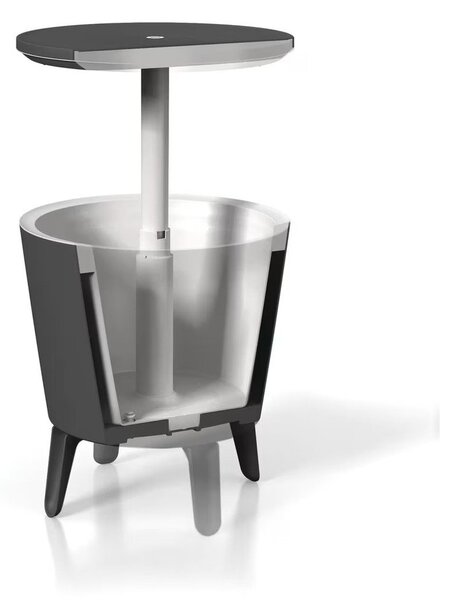 Masă de grădină cu frapieră rotundă din plastic ø 49,5 cm Cool – Keter