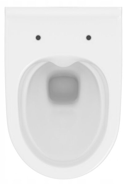 Cersanit Mille CleanOn, vas WC montat pe perete fără scaun, alb, K675-008