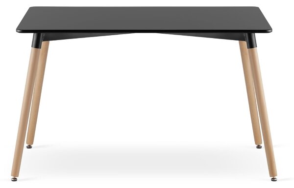 OFERTA Masa de bucatarie neagra ADRIA 120x80 cm II. calitate