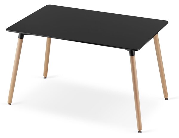 OFERTA Masa de bucatarie neagra ADRIA 120x80 cm II. calitate