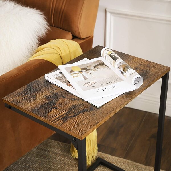 Masuta TAYLOR 55x35 cm, maro rustic