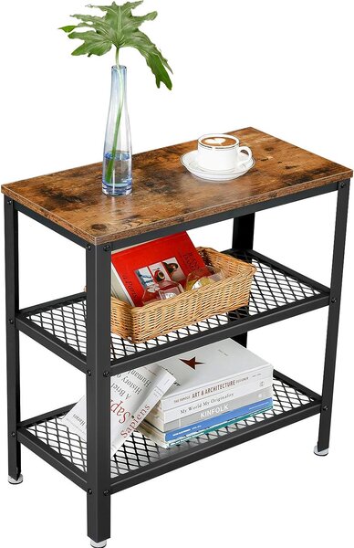 Masuta de cafea TAYLOR 60x30 cm, maro rustică