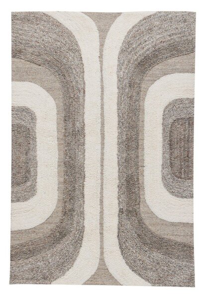 Covor gri/bej din amestesc de lână 170x240 cm Moro – WOOOD