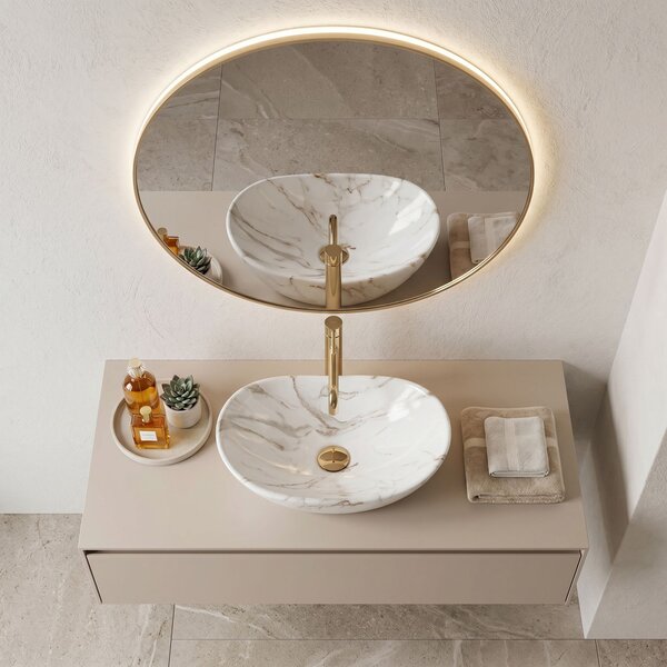 Lavoar pentru blat REA Royal Mini Aiax Shiny