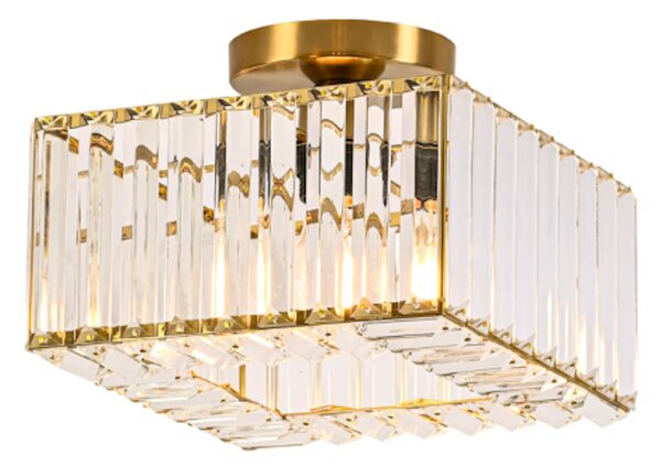 Light Prestige Vetro lampă de tavan 1x15 W auriu LP-2910/1C GD square