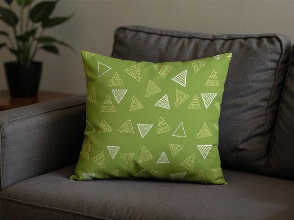 Husa pentru perna din microfibra TREVA 45x45 cm, verde
