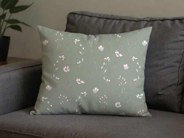 Fata de perna din microfibra SNUVIA 50x70 cm, verde salvie