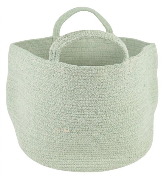 Cos de depozitare cu manere COTTON HAVEN 35x35 cm - mai multe culori Culoare: Verde deschis