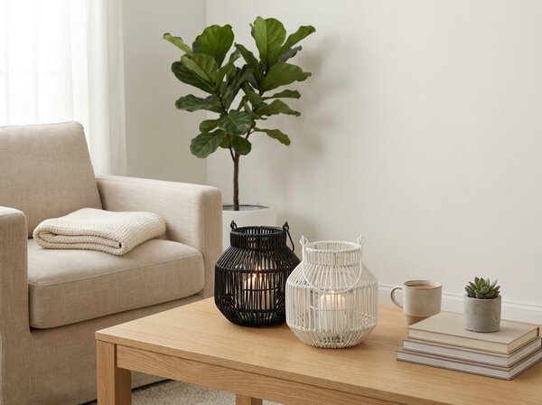Lampa metalica MAREN HALO 18,5 cm, neagra
