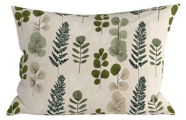 Husa pentru perna din microfibra SCANDI NATURE 50x70 cm, verde