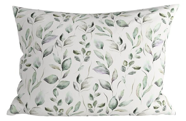 Husa perna din microfibra SNUVIA 70x90 cm, verde salvie