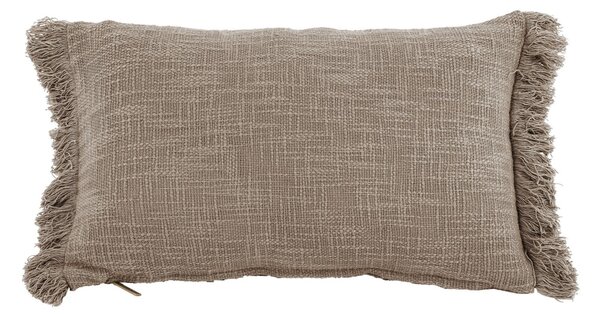 Perna decorativa TISECO SOLID 30x50 cm, gri-maroniu