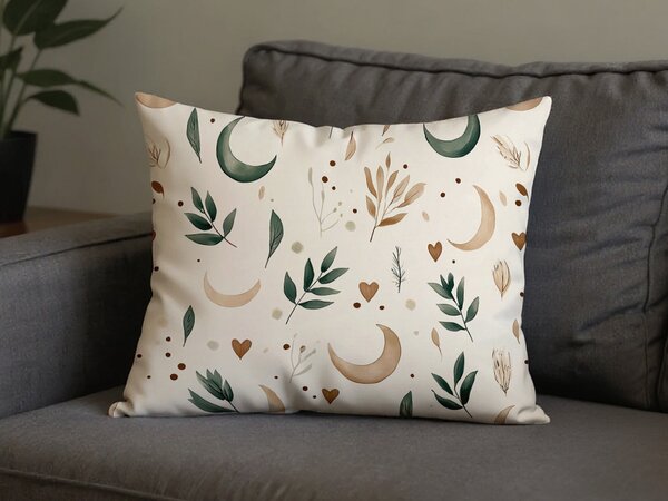 Husa de perna din microfibra BOHO MOON 50x70 cm, crem
