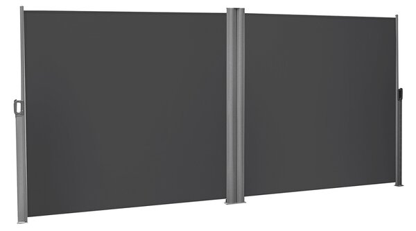 Copertina laterala dubla Songmics Gri 160x600 cm