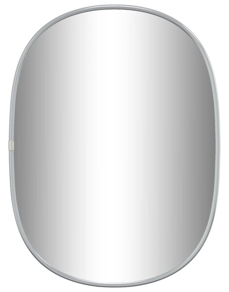 Oglindă de perete, argintiu, 40x30 cm