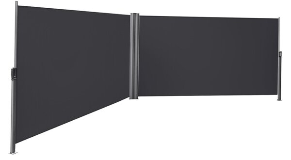 Copertina laterala dubla Songmics Gri 160x600 cm