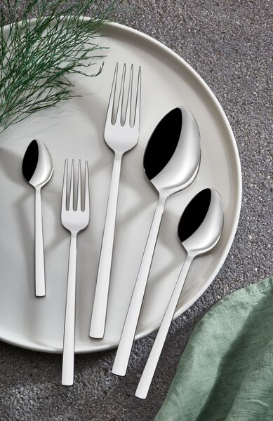 Set de tacâmuri, oțel inoxidabil, 30 buc