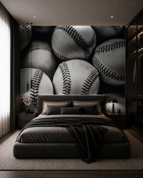 Tapet Mingi de baseball, Imagini de fundal unice, w09966 : Uwalls.ro