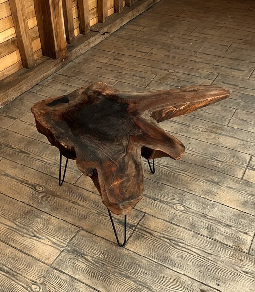 Măsuță de cafea Floating Walnut – 93x87x7 cm