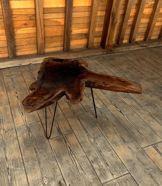 Măsuță de cafea Floating Walnut – 93x87x7 cm