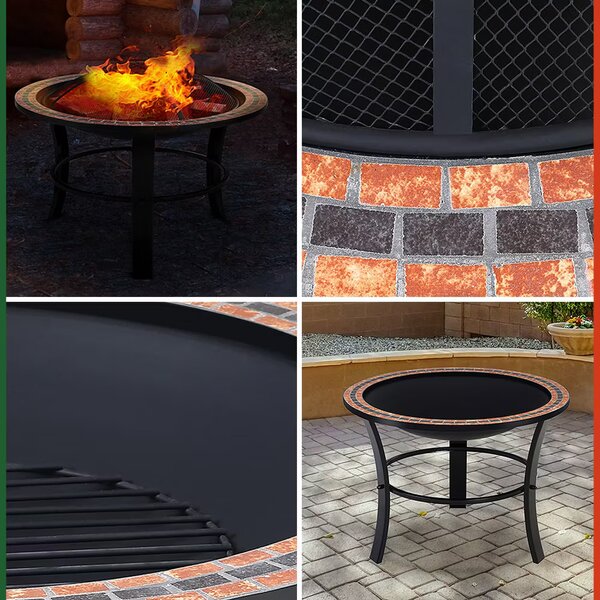 Deuba Semineu Fuoco Ø76 cm - mozaic