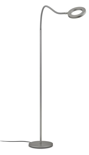 Knapstein Lampadar LED Tessa-Flex, antracit, dimabil, reglabil, Gri, Camera de zi / sufragerie, Aluminiu