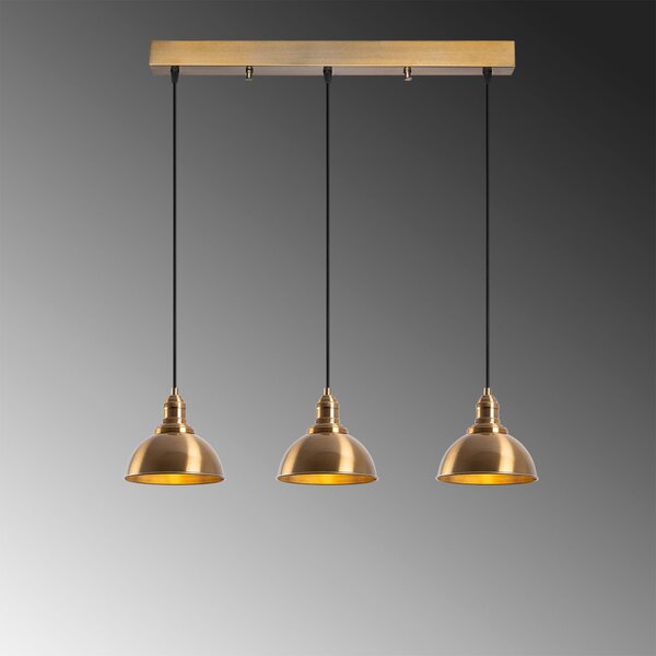 Lampa suspendata Varzan x3, vintage