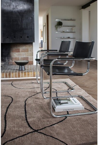 Covor maro lavabil din bumbac 140x200 cm Shadow – Mette Ditmer Denmark