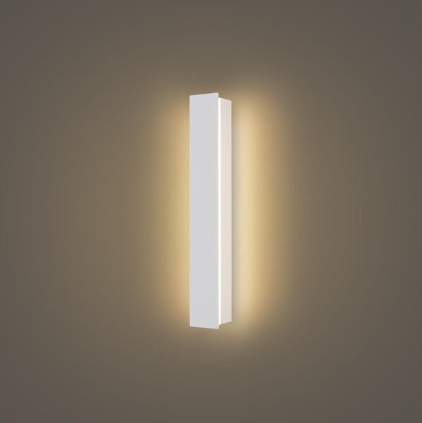 Brilagi - Aplica LED de exterior LINEAR, 8W, 230V, 3000K, IP65, 30 cm, alb, CRI 90