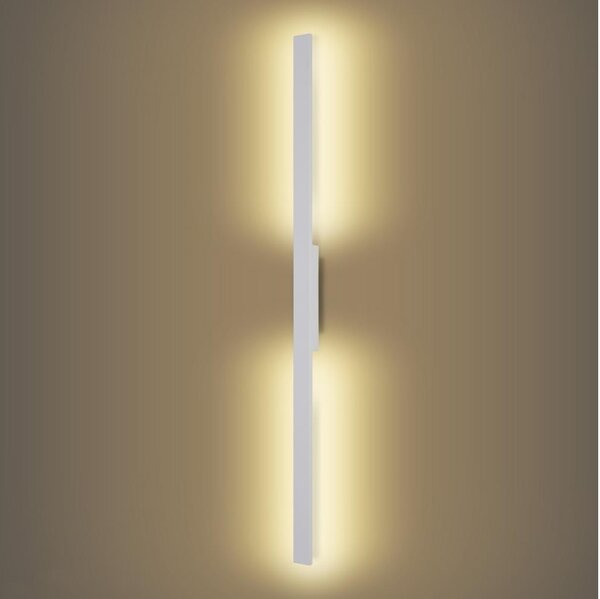 Brilagi - Aplică de perete LED pentru exterior LUNA LED/24W/230V 3000K IP65 100 cm albă CRI 90