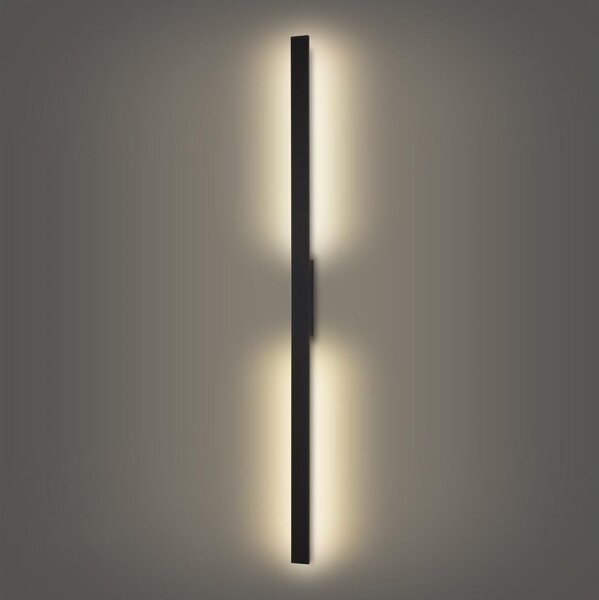 Brilagi LUNA - Aplică LED de exterior, 30W/230V, 4000K, IP65, 150 cm, negru, CRI 90