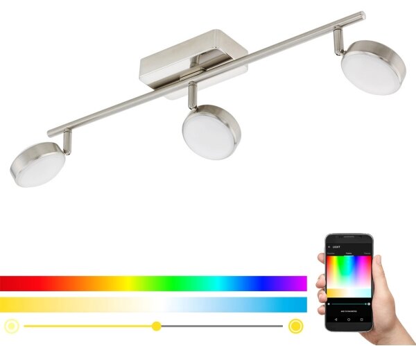 Eglo 97716 - Spot LED RGB CORROPOLI-C 3xLED/5W/230V
